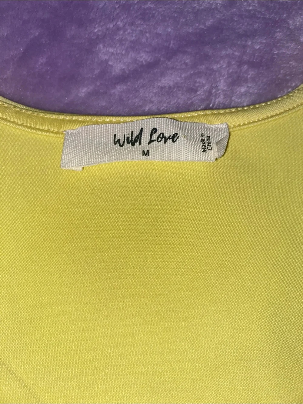 Wild Love | Tops | Wild Love Yellow Square Neck Tank | Poshmark